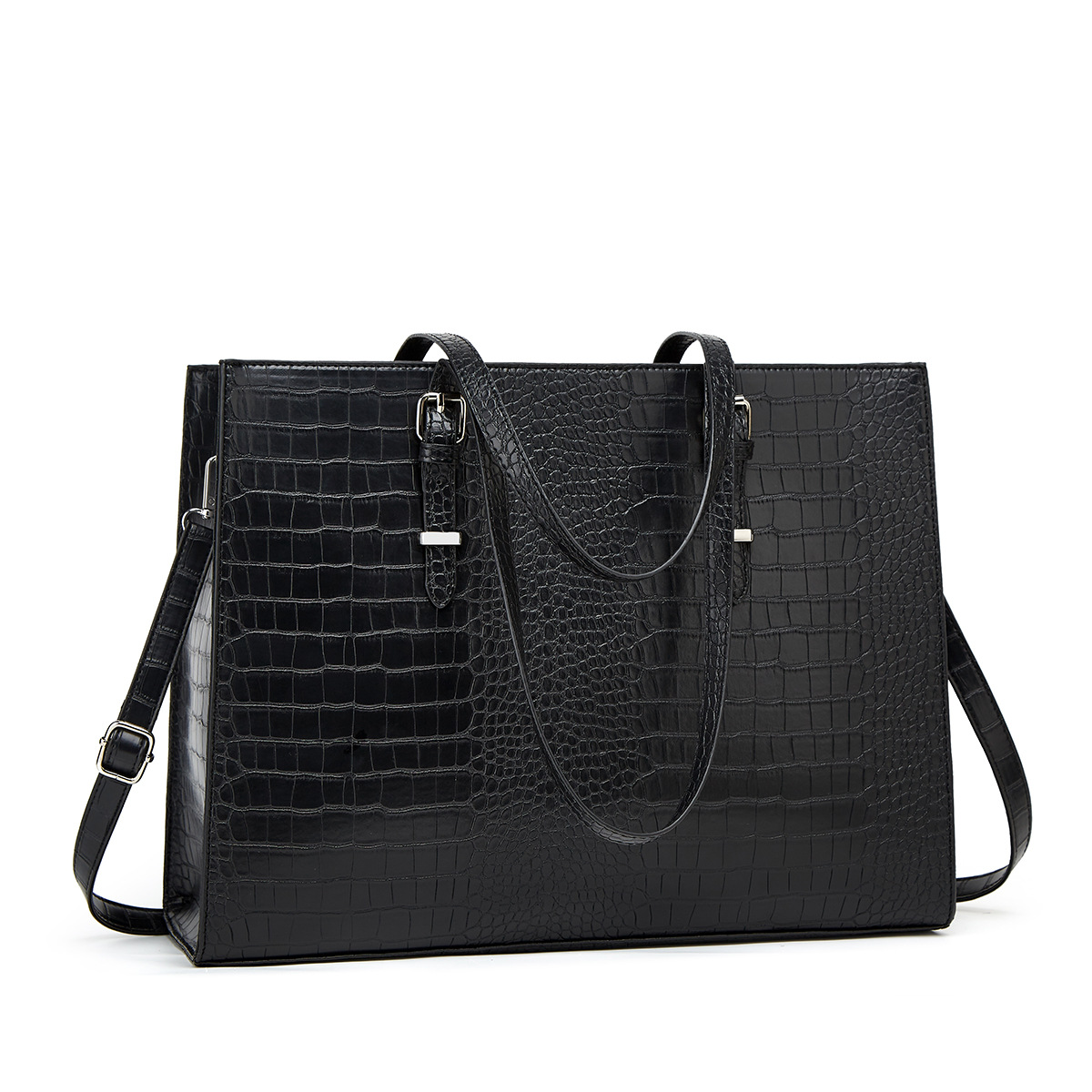 Shopper Tasche für Damen ⎜ Große Schultertasche mit Tragegriffen und viel Stauraum für Büro und Alltag