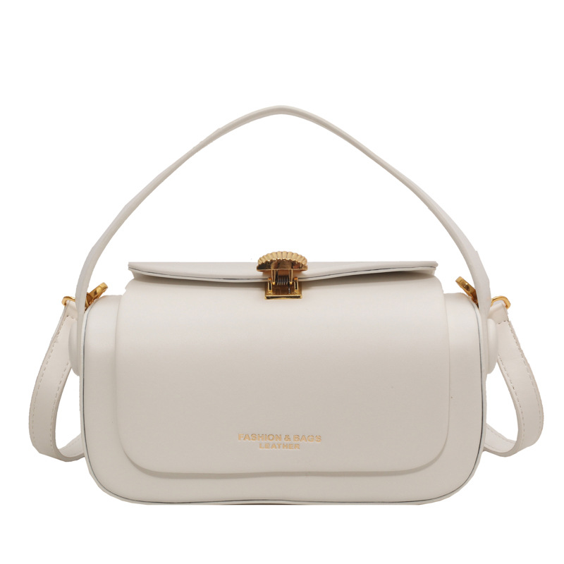 Damen Umhängetasche Mit Clipverschluss ⎜ Elegante Handtasche In Lederoptik Für Alltag Und Besondere Anlässe