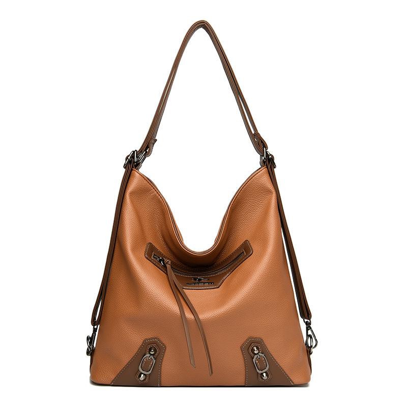 Umhängetasche für Damen ⎜ Große Schultertasche mit mehreren Fächern und viel Stauraum für Alltag und Reisen