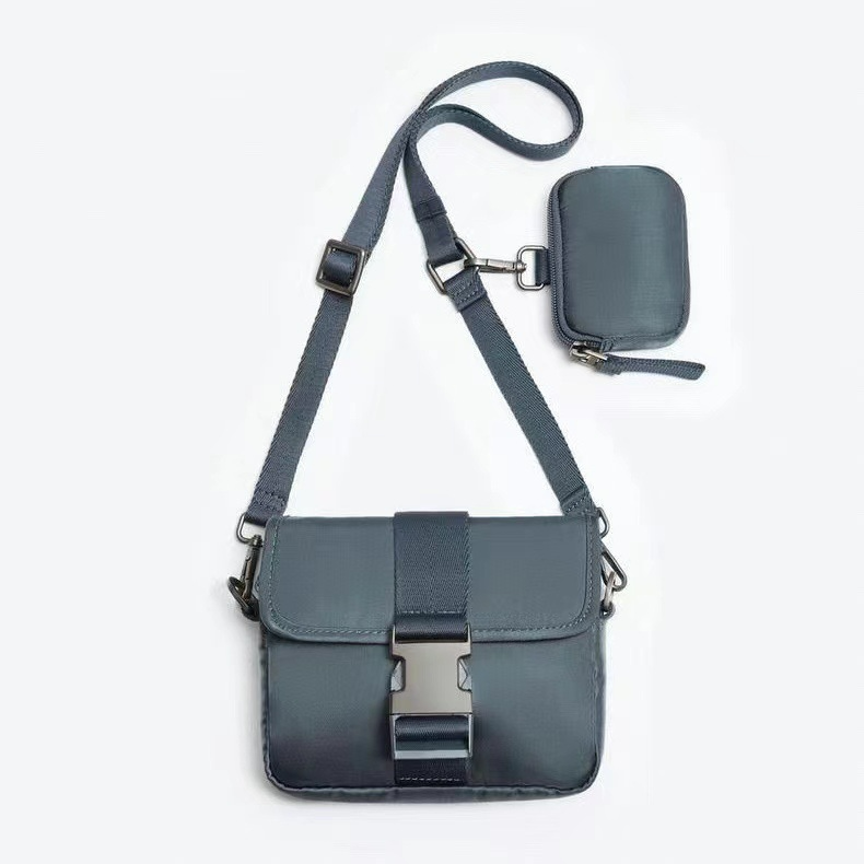 Umhängetasche für Herren ⎜ Robuste Schultertasche mit Münzbeutel und verstellbarem Gurt für Alltag und Freizeit
