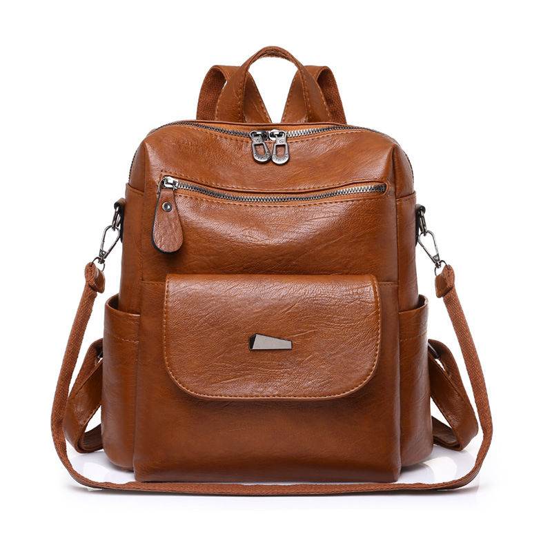 Damen Rucksack mit großer Kapazität ⎜ Modisches Design aus hochwertigem Material für Alltag und Reisen