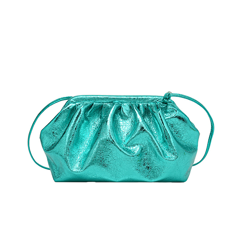 Schultertasche für Damen ⎜ Stilvolle Crossbody-Bag im metallischen Design für einen modernen Look