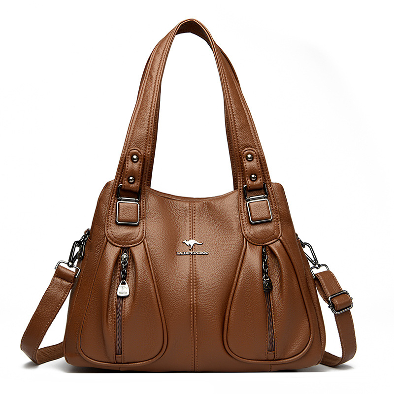 Umhängetasche für Damen ⎜ Geräumige Schultertasche mit mehreren Fächern für Alltag und Freizeit