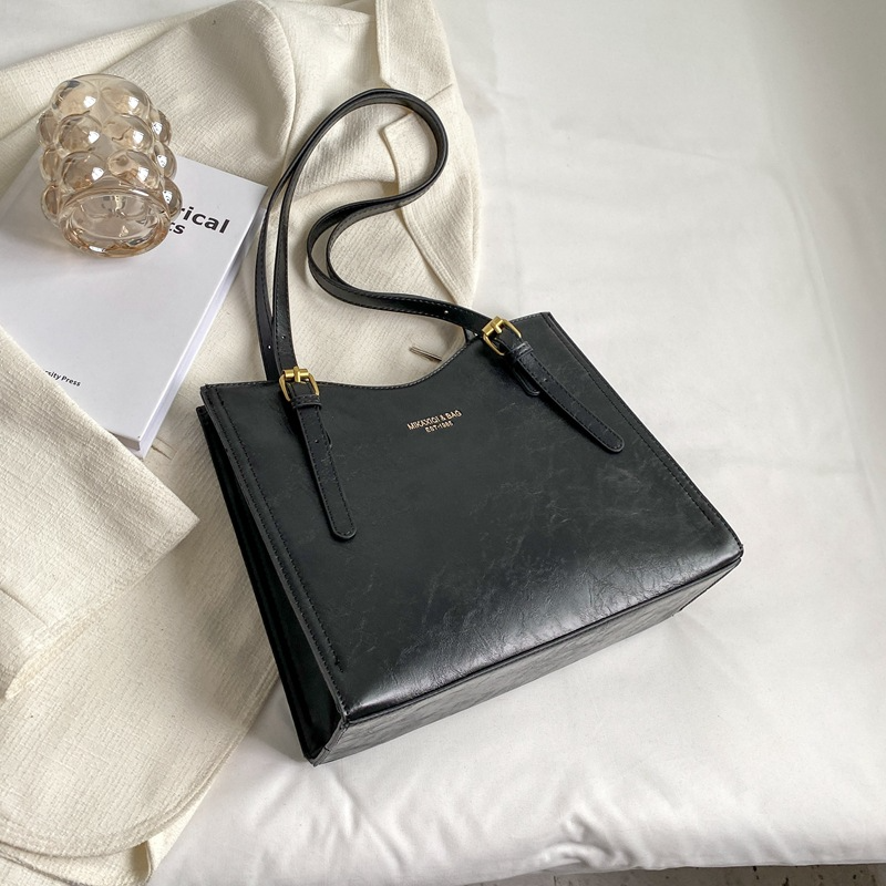 Shopper Tasche für Damen ⎜ Große Schultertasche im Retro-Stil mit viel Stauraum für Alltag und Büro