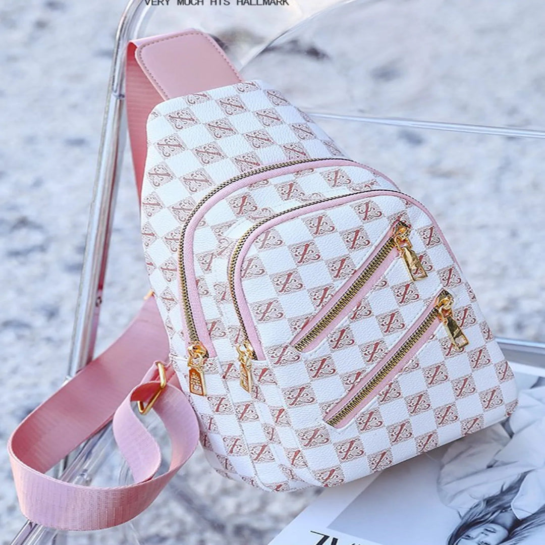 Brusttasche für Damen und Herren ⎜ Leichte Umhängetasche mit viel Stauraum für Reisen und Alltag