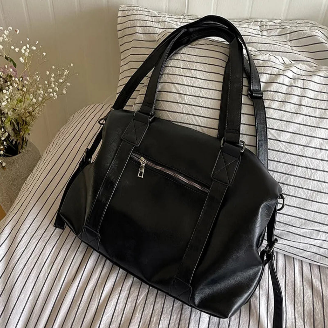 Damen Reisetasche zum Umhängen ⎜ Große Schultertasche mit Viel Stauraum und Lässigem Alltagsdesign