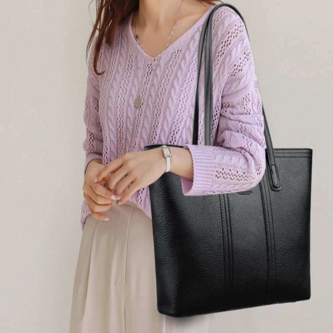 Damen Schultertasche mit hoher Kapazität ⎜ Wasserabweisendes Design für Alltag, Arbeit und Freizeit