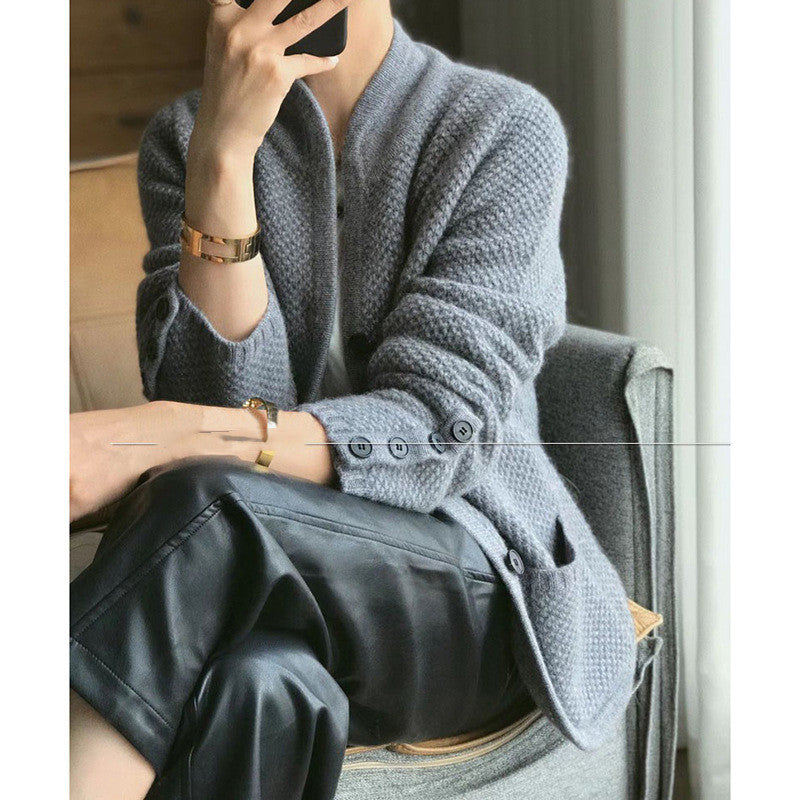Emmy - Raffinierte Kuschelige Strickjacke