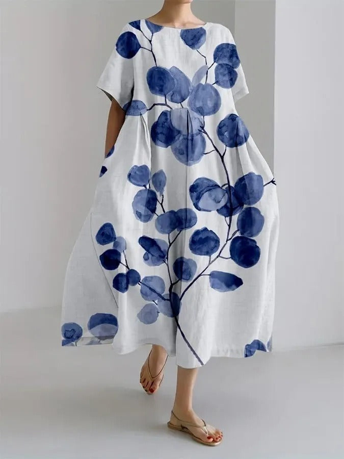 Emilia - Boho-Blumenkleid - Weites Kleid