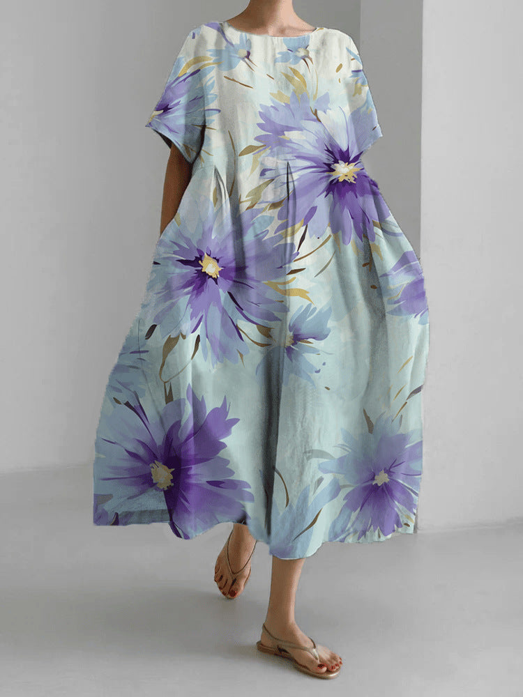 Emilia - Boho-Blumenkleid - Weites Kleid