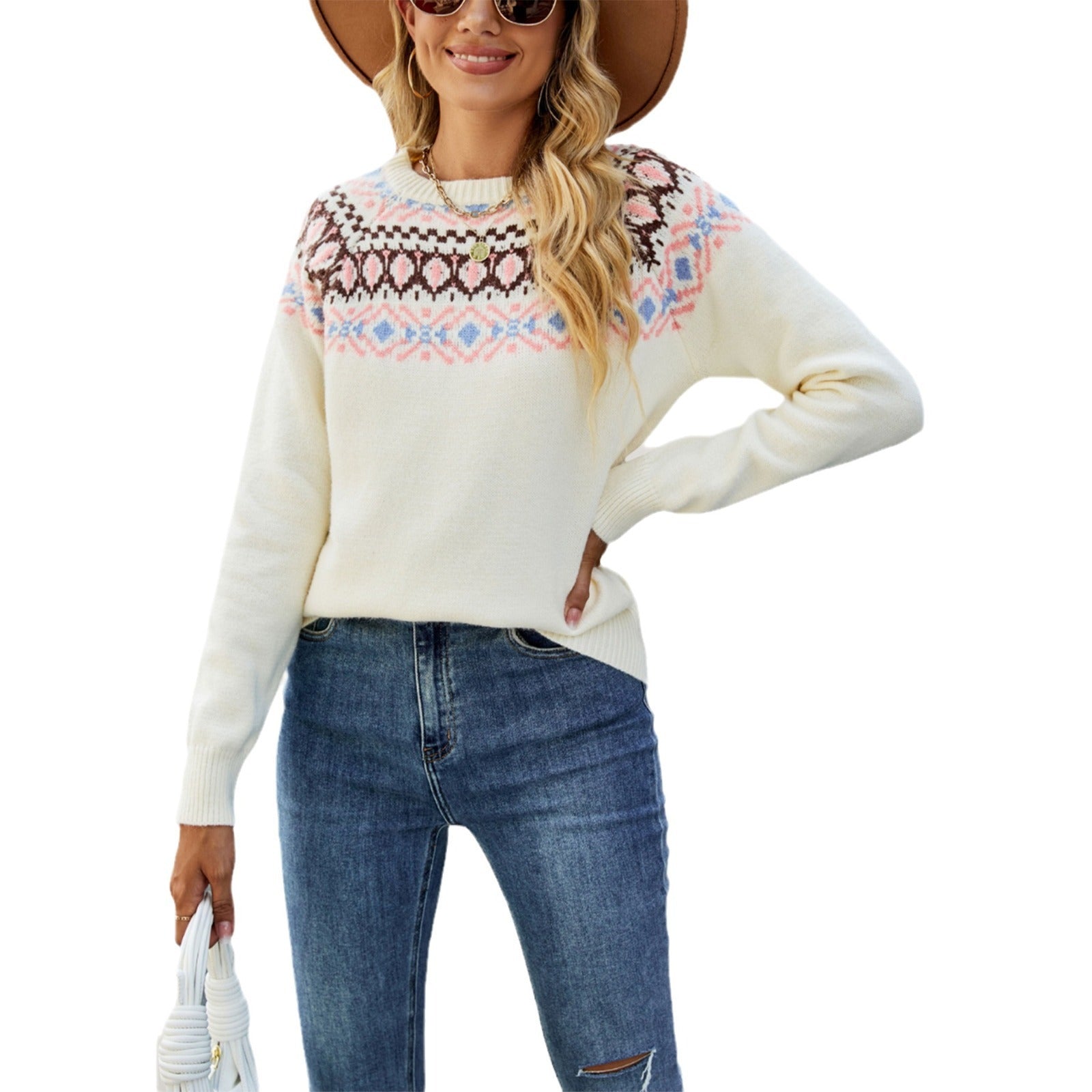 Eliora - Vintage-strickpullover