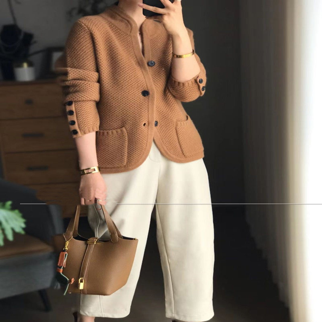 Emmy - Raffinierte Kuschelige Strickjacke
