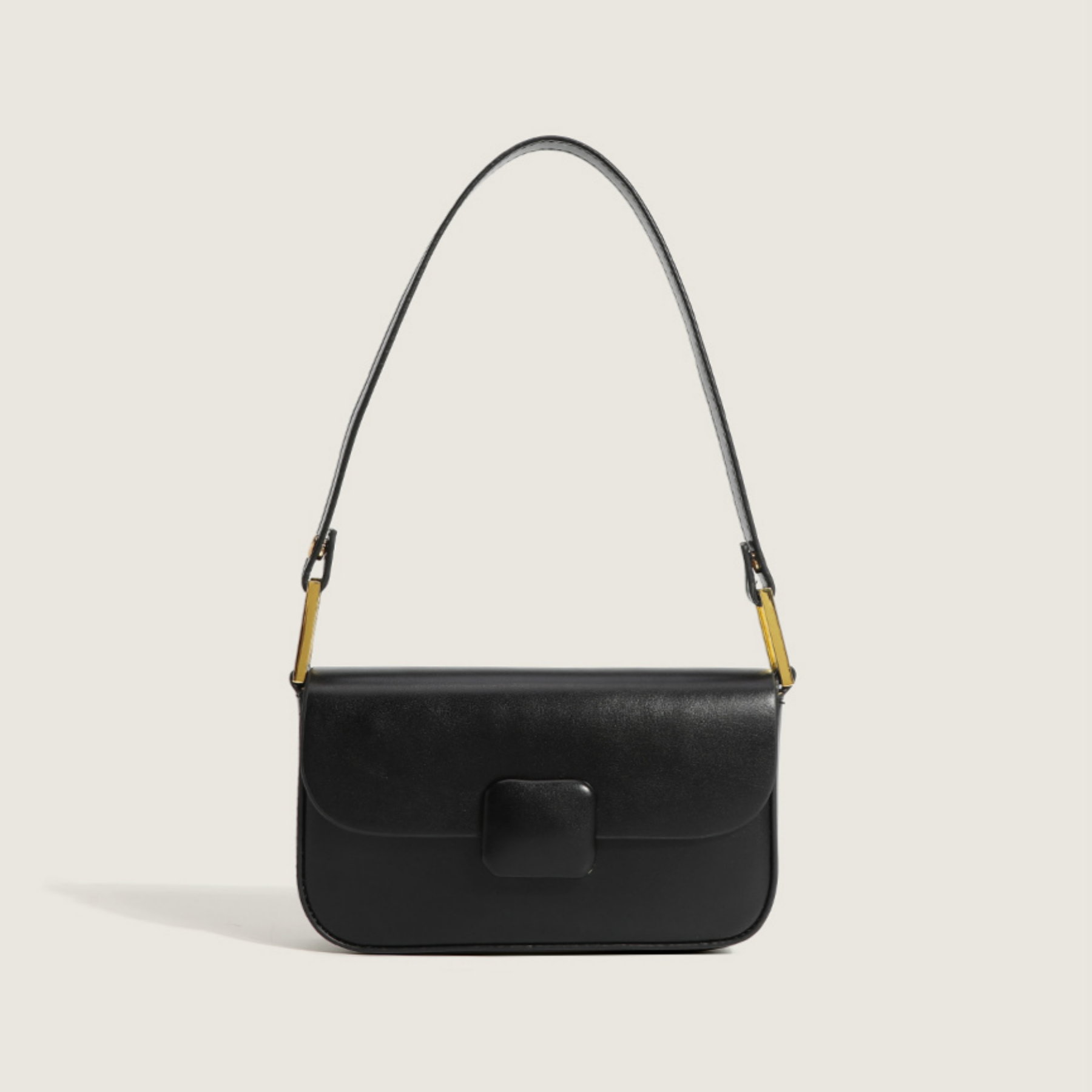 Kleine Umhängetasche für Damen ⎜ Schlichtes Design mit abnehmbarem Träger und edlem Verschluss
