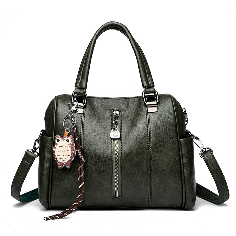 Handtasche für Damen ⎜ Geräumige Umhängetasche mit Reißverschluss und Schulterriemen für den Alltag