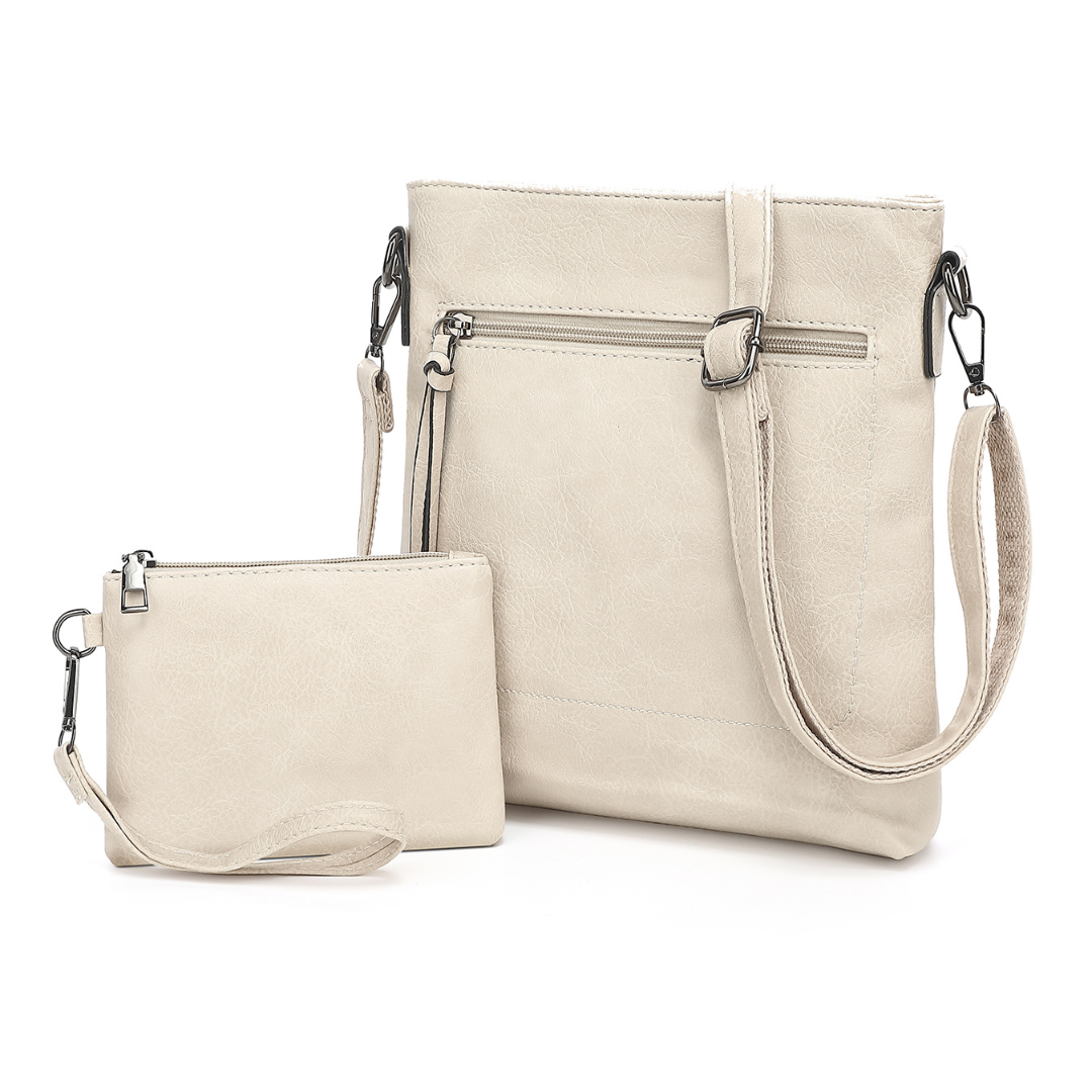 Damen Schultertasche mit Zubehör ⎜ Große Kapazität, Vielseitig und Stilvoll für Alltag und Freizeit