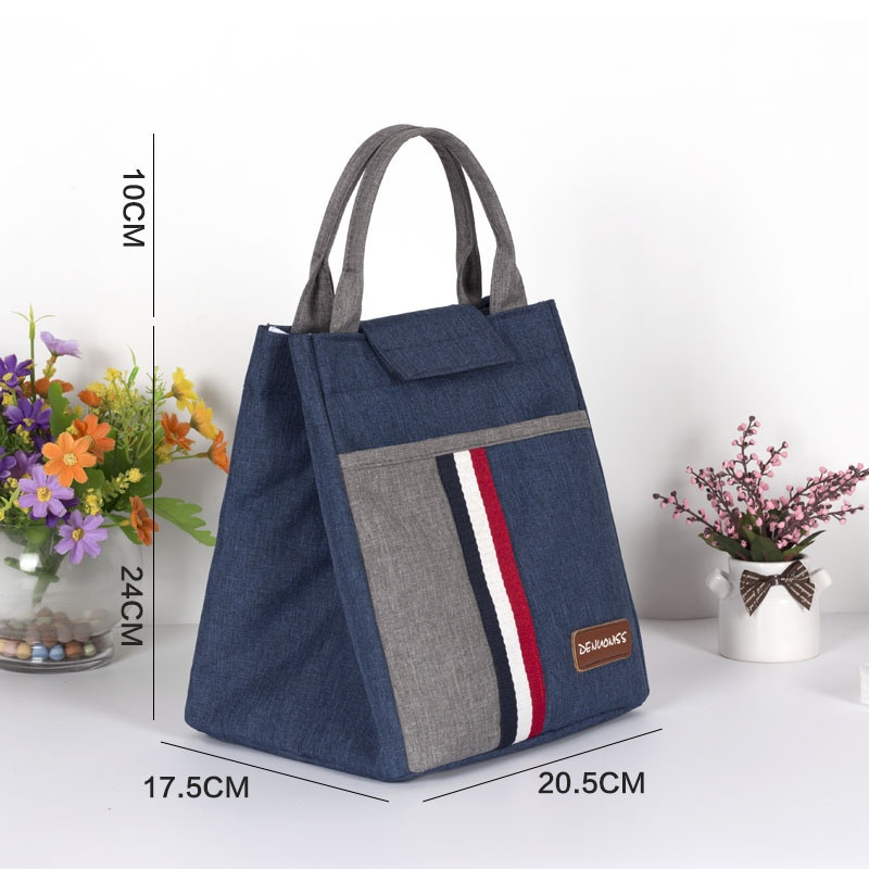 Lunchbag für Schule und Freizeit ⎜ Isolierte Tragetasche für Mahlzeiten mit praktischer Handhabung und sportlichem Design