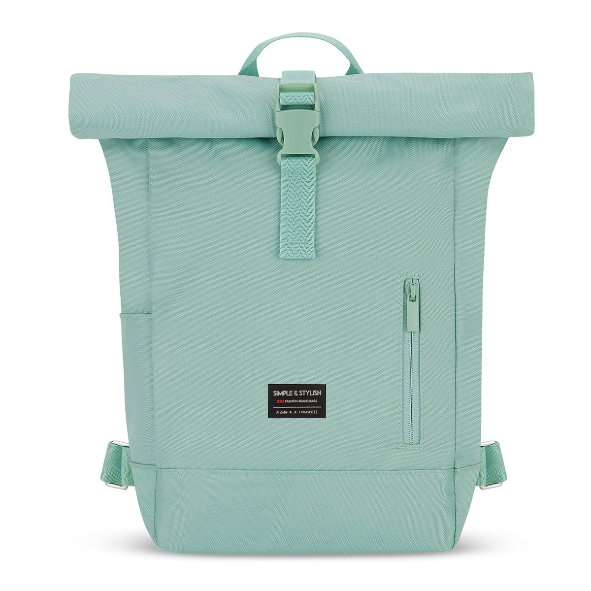 Rucksack für Damen ⎜ Stylischer Rolltop Backpack mit großer Kapazität für den Alltag