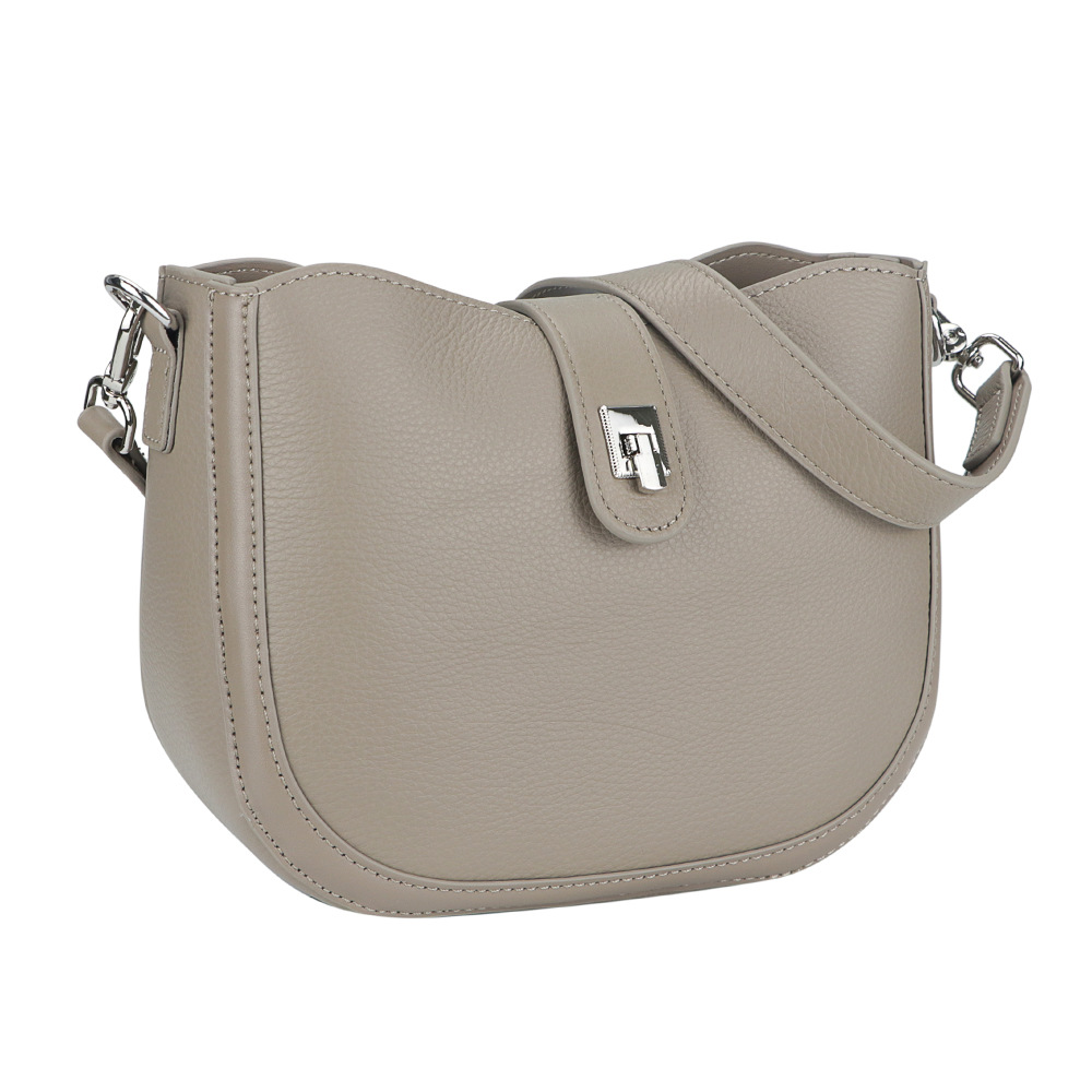 Schultertasche für Damen ⎜ Elegante Satteltasche im Vintage-Stil mit verstellbarem Riemen für Alltag und Freizeit