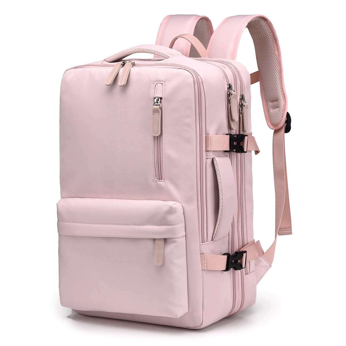 Erweiterbarer Rucksack für Damen und Herren ⎜ Vielseitiger Backpack im modernen Design für Alltag und Reisen