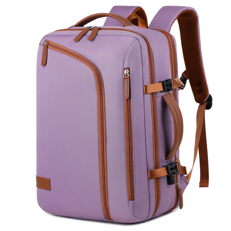 Damen Rucksack mit großem Volumen ⎜ Stilvoller Reiserucksack mit Kompressionsfunktion für Alltag und Trips