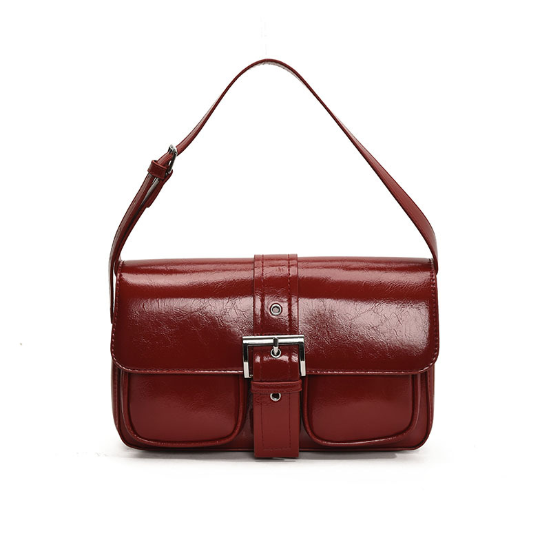 Leder Damen Schultertasche ⎜ Elegante Handtasche mit Verstellbarem Riemen und Modernem Design