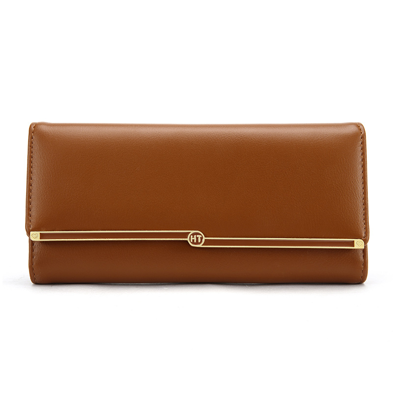 Damen Geldbörse Langformat ⎜ Elegante Brieftasche mit Kartenfächern und schlichtem Design für Alltag und Ausgehen