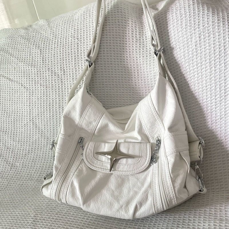 Schultertasche für Damen ⎜ Geräumige Umhängetasche mit Reißverschlüssen und modernem Design für vielseitige Looks