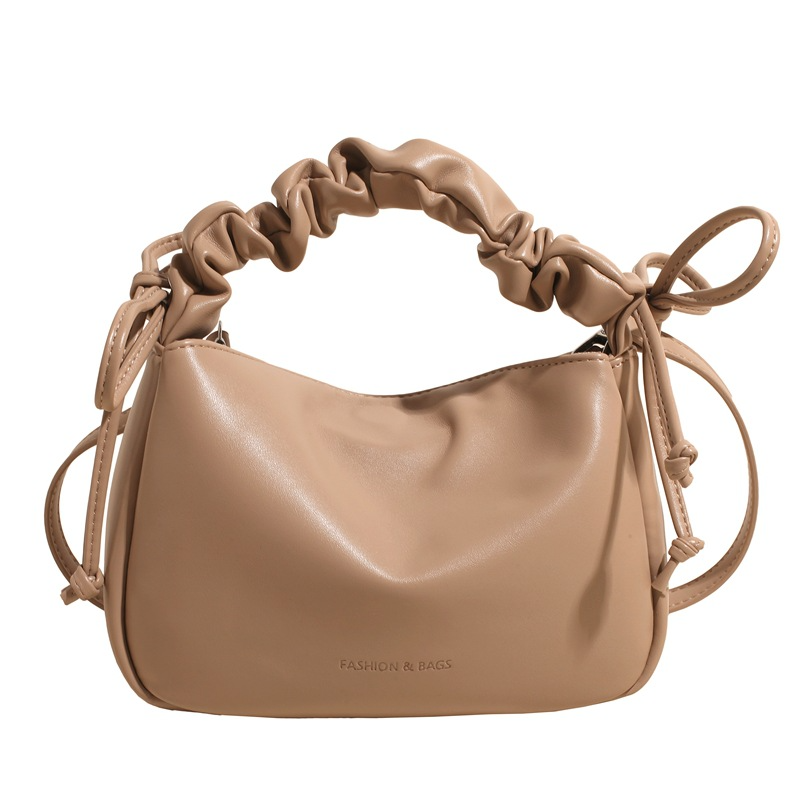 Schultertasche für Damen ⎜ Geräumige Umhängetasche mit Kordelzuggriff für Alltag und Freizeit