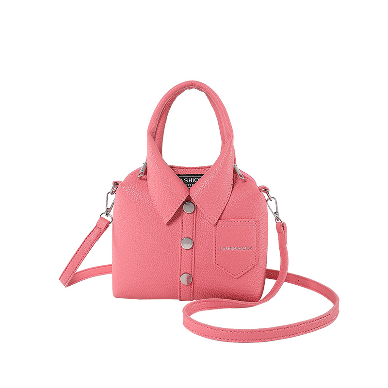Schultertasche für Damen  Stylische und vielseitige Handtasche im modernen Hemd-Design