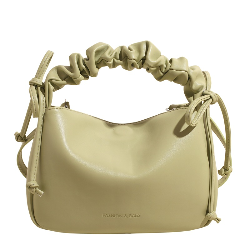 Schultertasche für Damen ⎜ Geräumige Umhängetasche mit Kordelzuggriff für Alltag und Freizeit