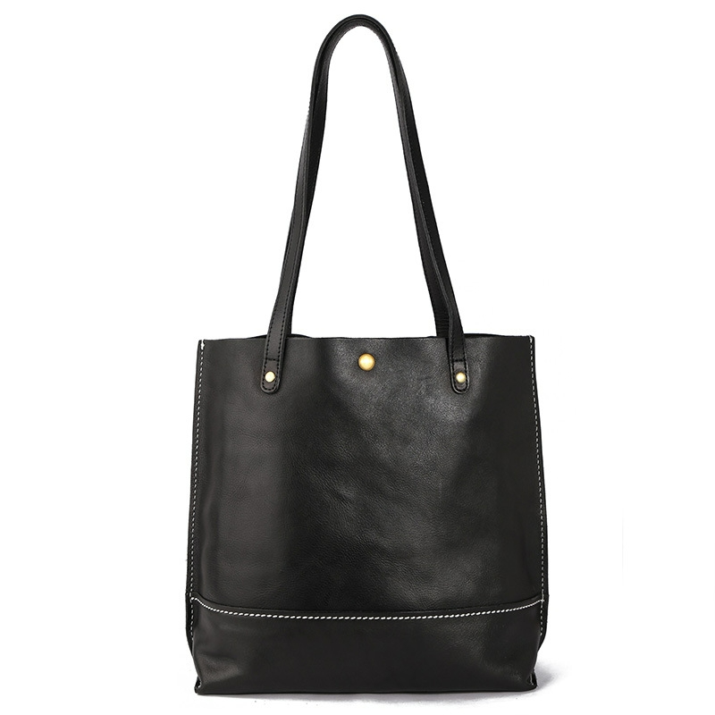 Shopper Tasche für Damen aus Echtleder ⎜ Geräumige Schultertasche für Alltag, Büro und Freizeitlooks