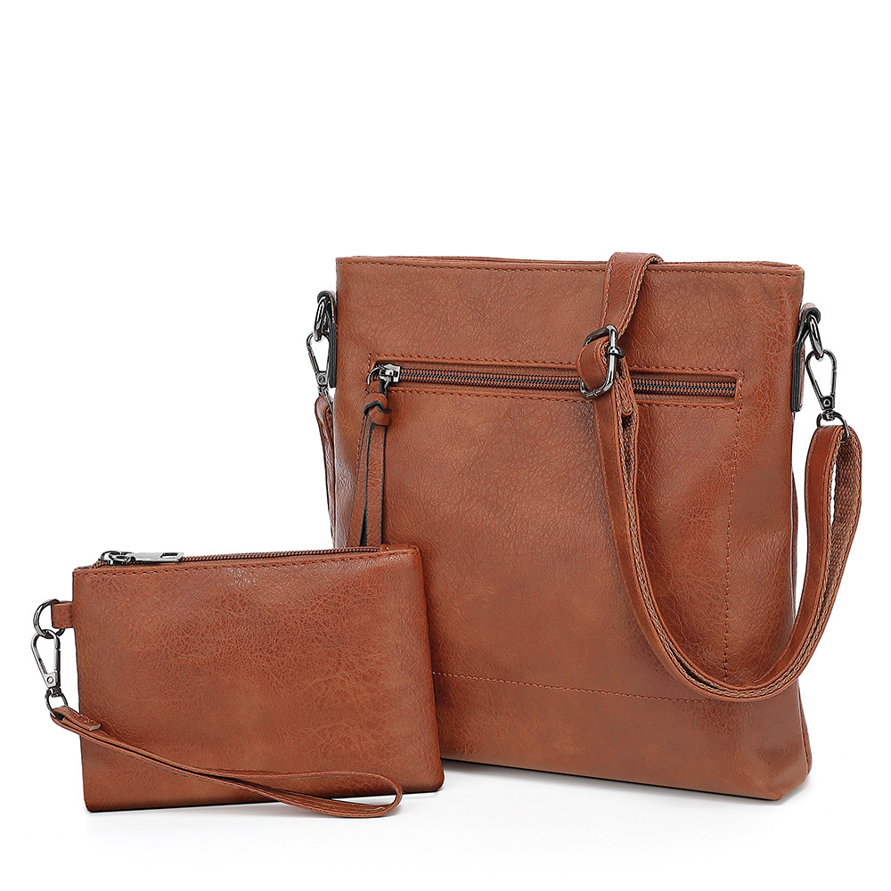 Damen Schultertasche mit Zubehör ⎜ Große Kapazität, Vielseitig und Stilvoll für Alltag und Freizeit