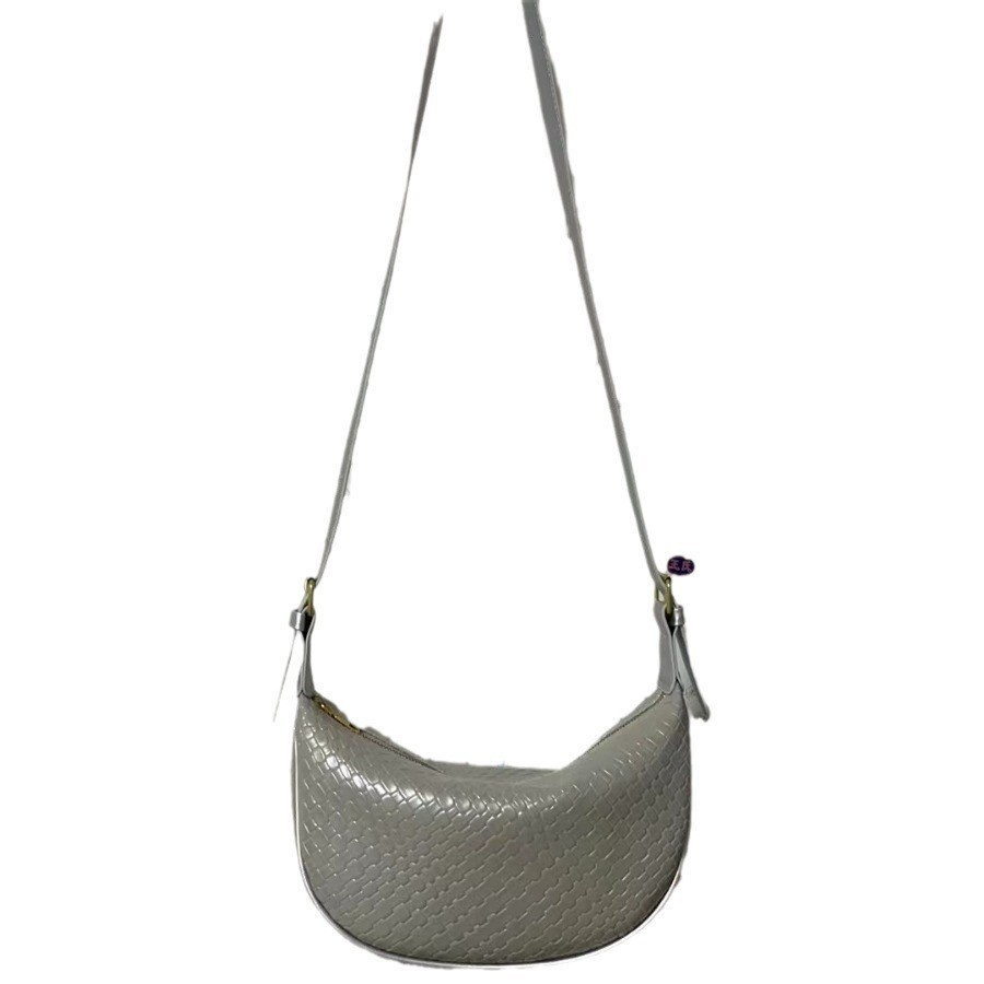 Geflochtene Umhängetasche für Damen ⎜ Stylische Schultertasche mit Verstellbarem Gurt und Weichem Material