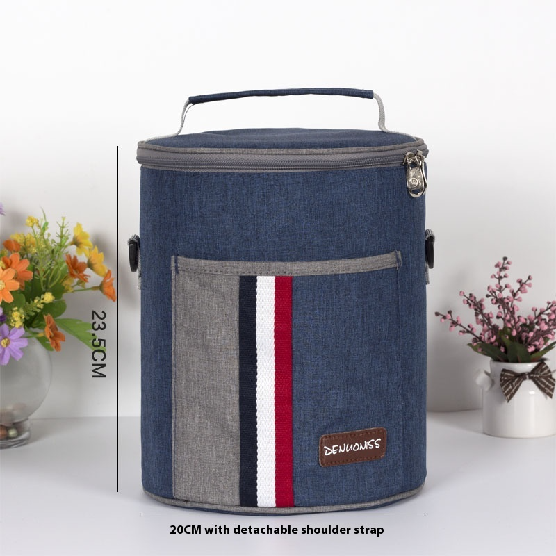 Lunchbag für Schule und Freizeit ⎜ Isolierte Tragetasche für Mahlzeiten mit praktischer Handhabung und sportlichem Design