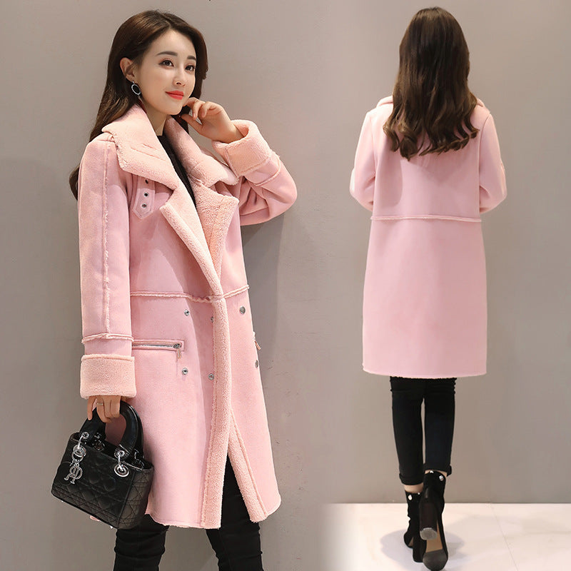 Aitana – Elegante Lange Plüschjacke Für Damen