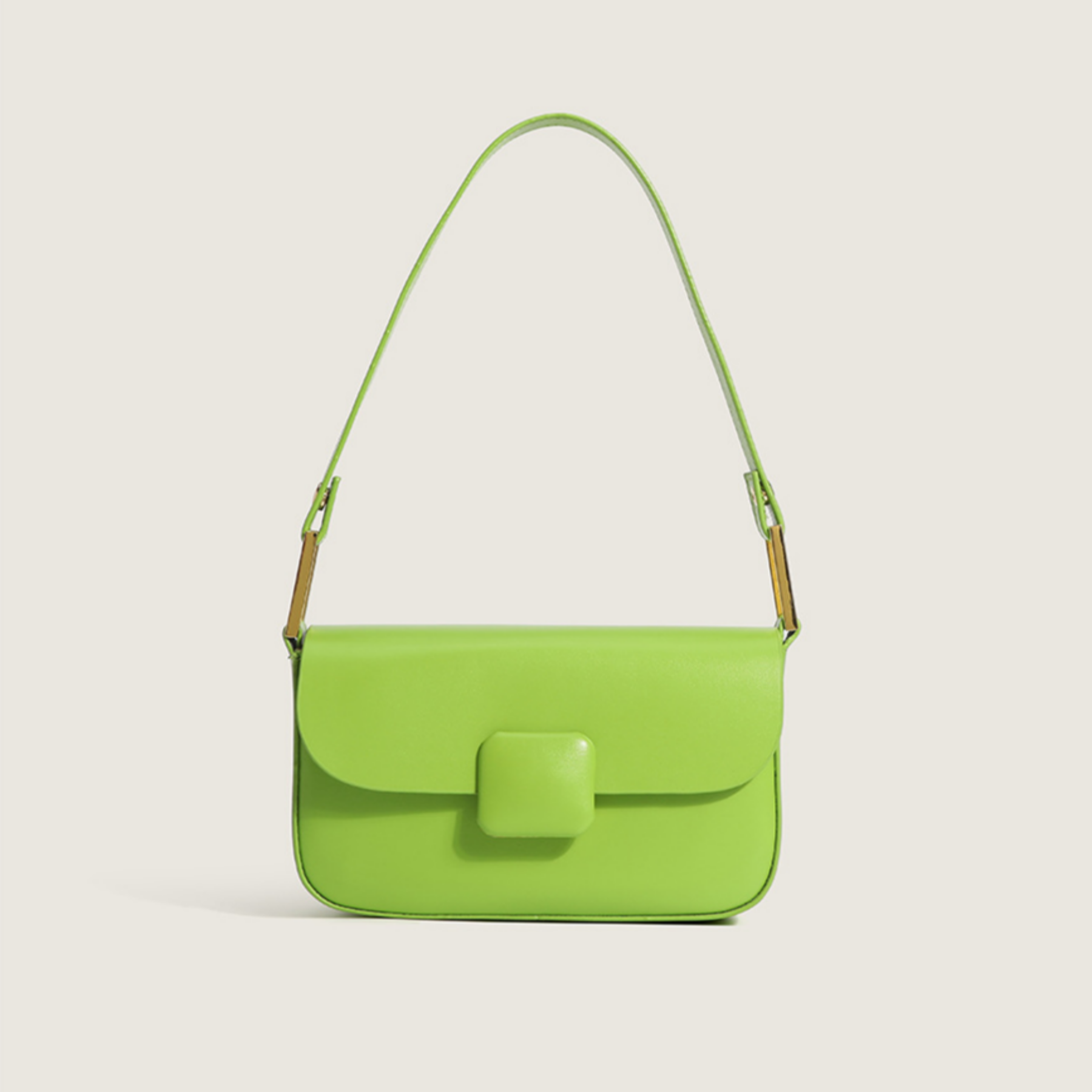 Kleine Umhängetasche für Damen ⎜ Schlichtes Design mit abnehmbarem Träger und edlem Verschluss