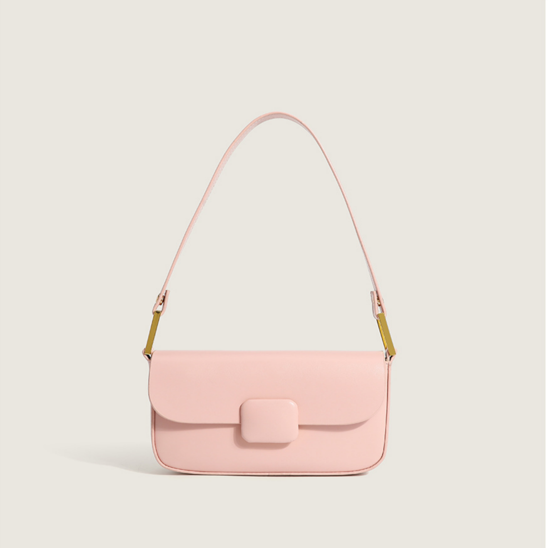 Kleine Umhängetasche für Damen ⎜ Schlichtes Design mit abnehmbarem Träger und edlem Verschluss
