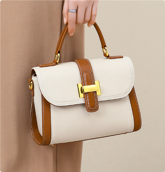 Handtasche für Damen ⎜ Vielseitiges Design mit eleganter Textur und praktischer Schultertragefunktion