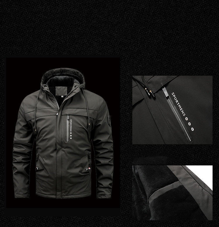 Luis – Lässige Winterjacke Für Herren Für Outdoor-aktivitäten