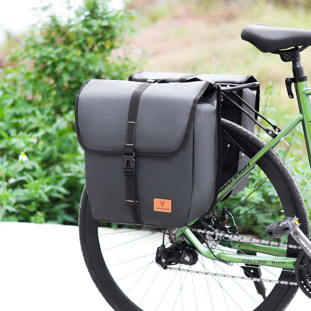 Fahrradtasche für Damen ⎜ Große Packtasche mit Wasserdichtem Design und Praktischen Verschlüssen