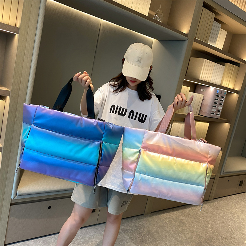 Reisetasche für Damen ⎜ Leichte Sporttasche aus Oxford-Gewebe mit großem Fassungsvermögen