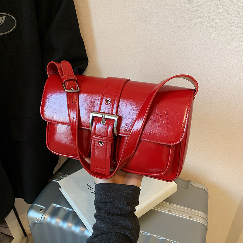 Leder Damen Schultertasche ⎜ Elegante Handtasche mit Verstellbarem Riemen und Modernem Design