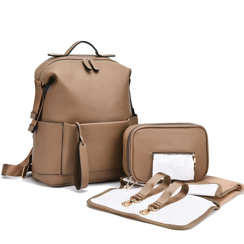 Wickelrucksack für Eltern ⎜ Großes Volumen mit praktischer Innenaufteilung