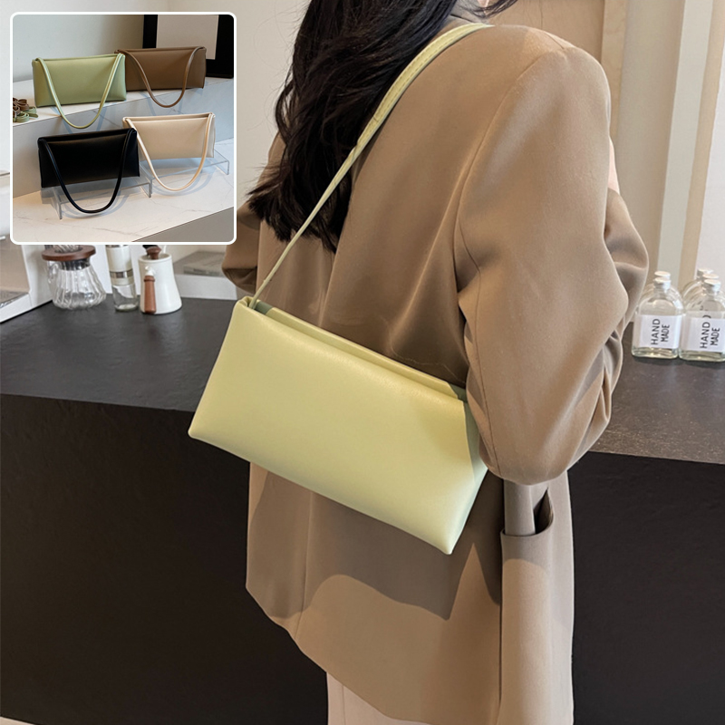 Kleine Damen Umhängetasche ⎜ Elegante Schultertasche mit Schlankem Design und Praktischem Verschluss