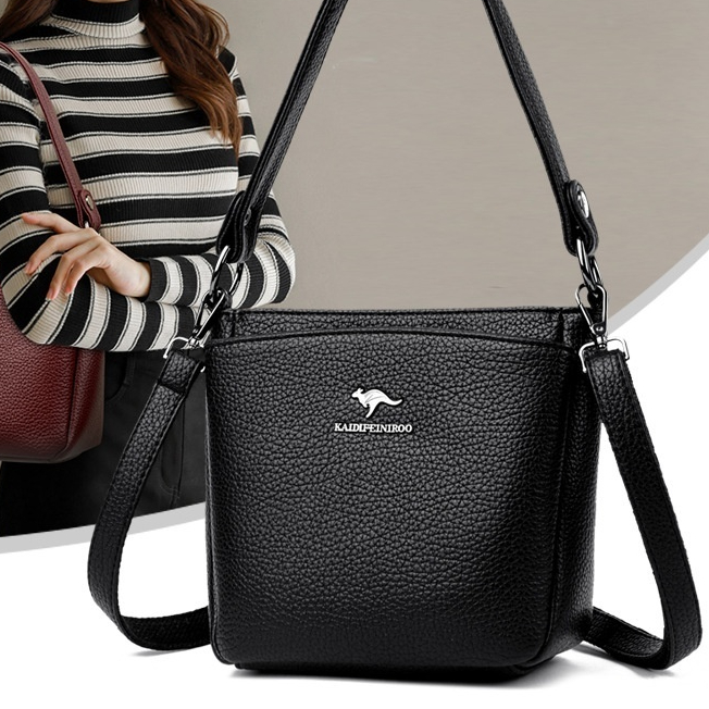 Umhängetasche für Damen ⎜ Modische Handtasche mit verstellbarem Riemen und schlichtem Design