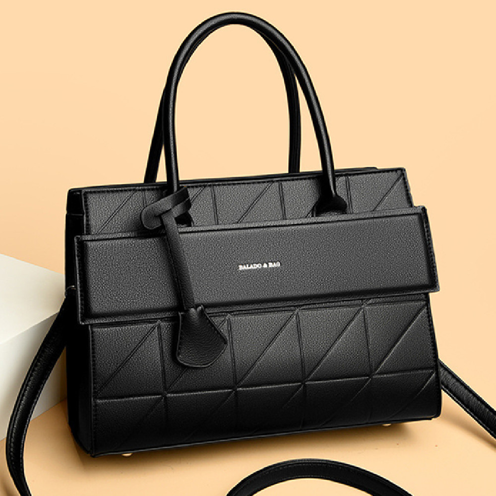 Handtasche für Damen ⎜ Elegante Tragetasche mit großem Stauraum und strukturierter Oberfläche für Alltag und Büro