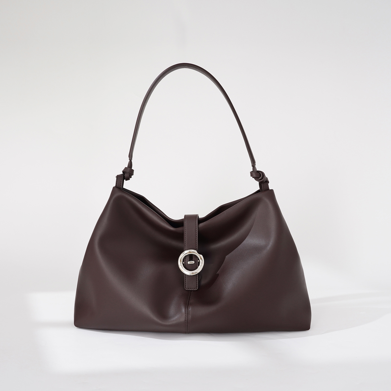 Damen Schultertasche mit Schnalle ⎜ Großes Fassungsvermögen und Elegantes Alltagsdesign