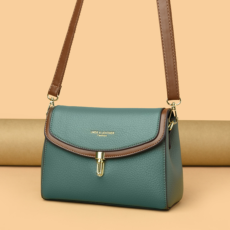 Damen Umhängetasche ⎜ Modische Schultertasche mit viel Platz und sicherem Verschluss