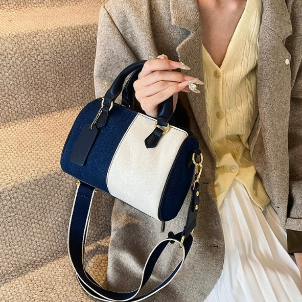 Damen Handtasche ⎜ Stilvolle Umhängetasche mit Verstellbarem Trageriemen und Modernem Design