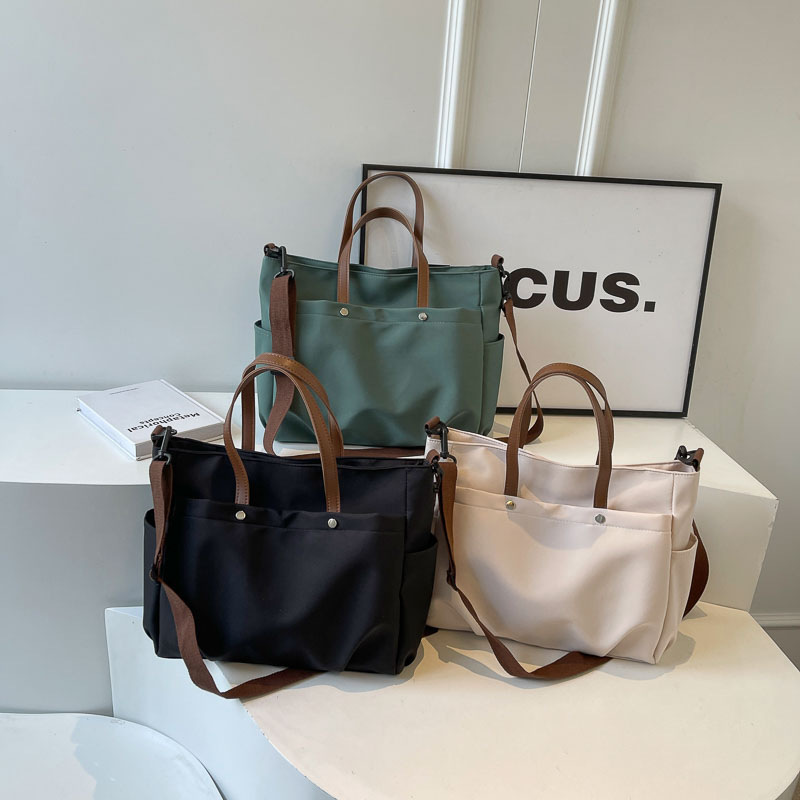 Casual Schultertasche für Damen ⎜ Große Kapazität mit mehreren Fächern für Alltag und Freizeit